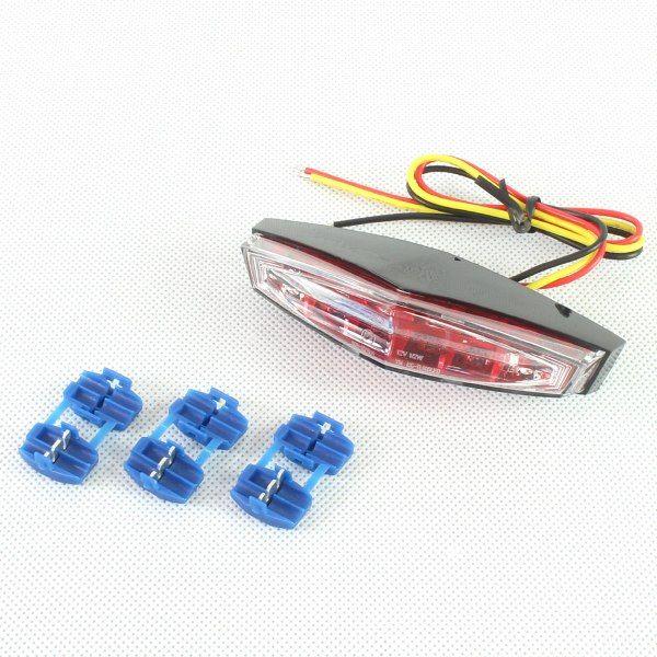 汎用 スリムエッジ LEDテールランプ クリア/レッド テールライト 汎用 スリムエッジ LEDテールランプ クリア/レッド テールライト