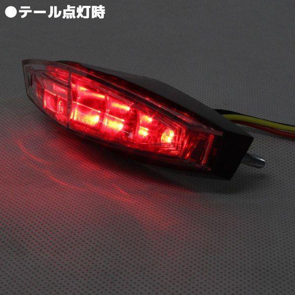 カワサキ スリムエッジ LEDテールランプ レッドレンズ テール カワサキ スリムエッジ LEDテールランプ レッドレンズ テール