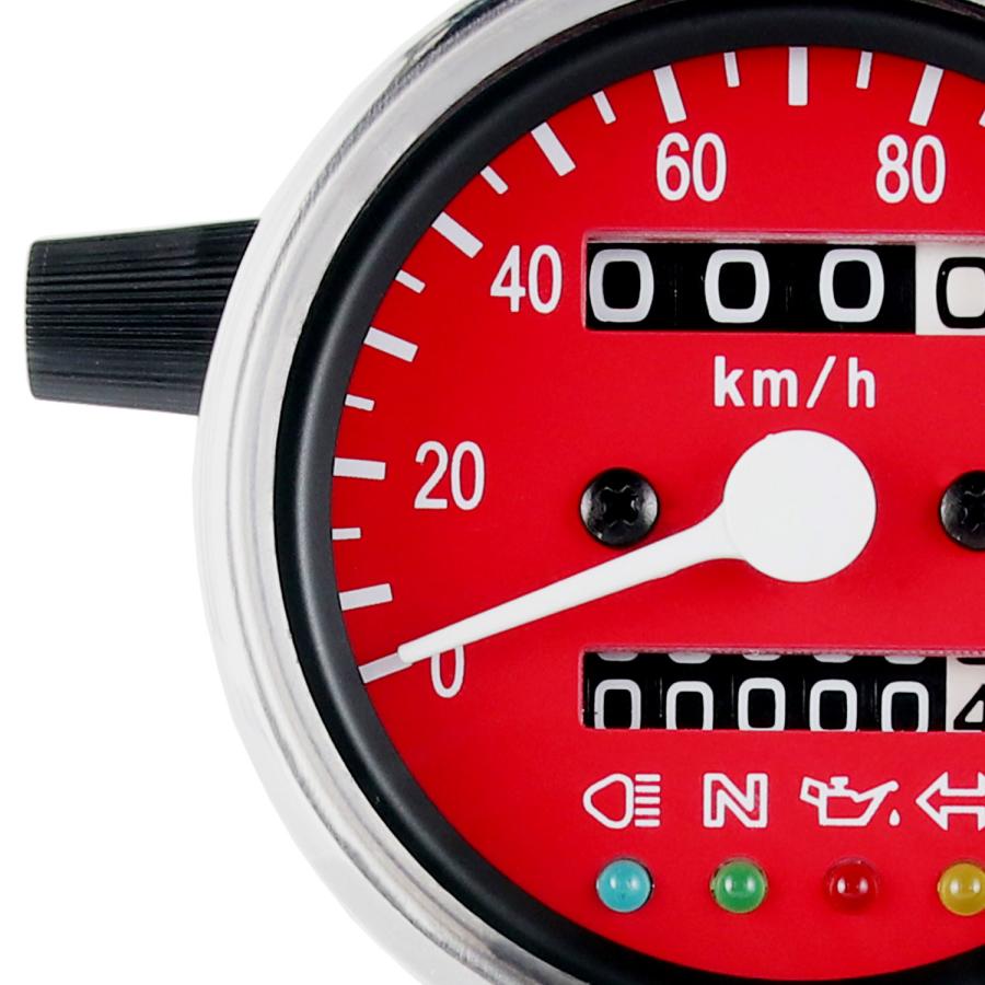 YAMAHA バイク用 機械式 LED ミニ スピードメーター 140km/h YAMAHA バイク用 機械式 LED ミニ スピードメーター 140km/h