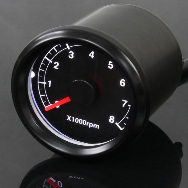 YAMAHA バイク用 電気式 x1000rpm LEDタコメーター 48mm YAMAHA バイク用 電気式 x1000rpm LEDタコメーター 48mm