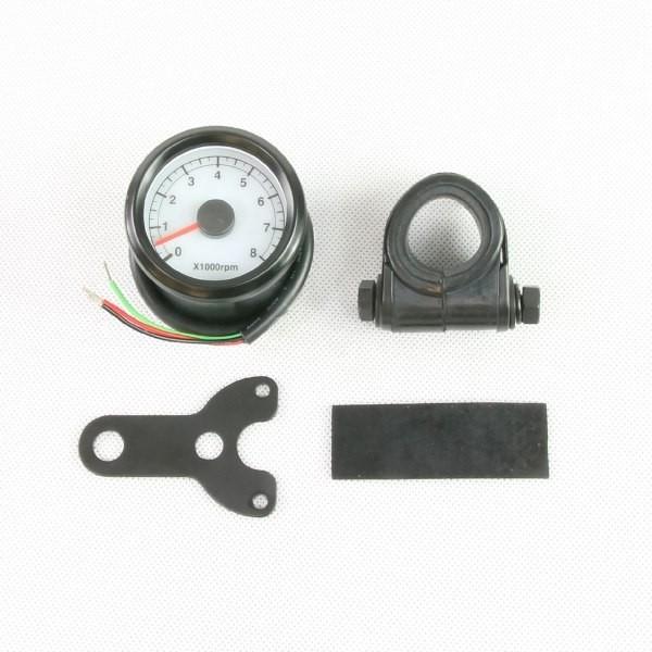 YAMAHA バイク用 電気式 x1000rpm LEDタコメーター 48mm 48ミリ YAMAHA バイク用 電気式 x1000rpm LEDタコメーター 48mm 48ミリ