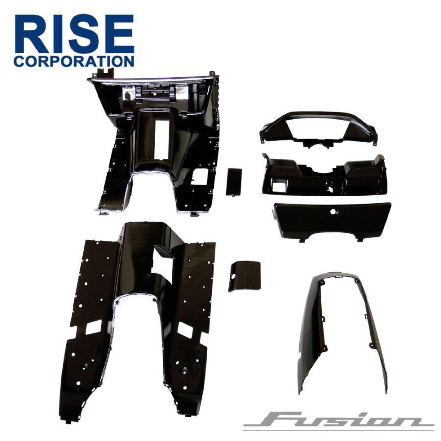 ホンダ フュージョン MF02 インナーカウル ブラック 塗装済み 艶あり