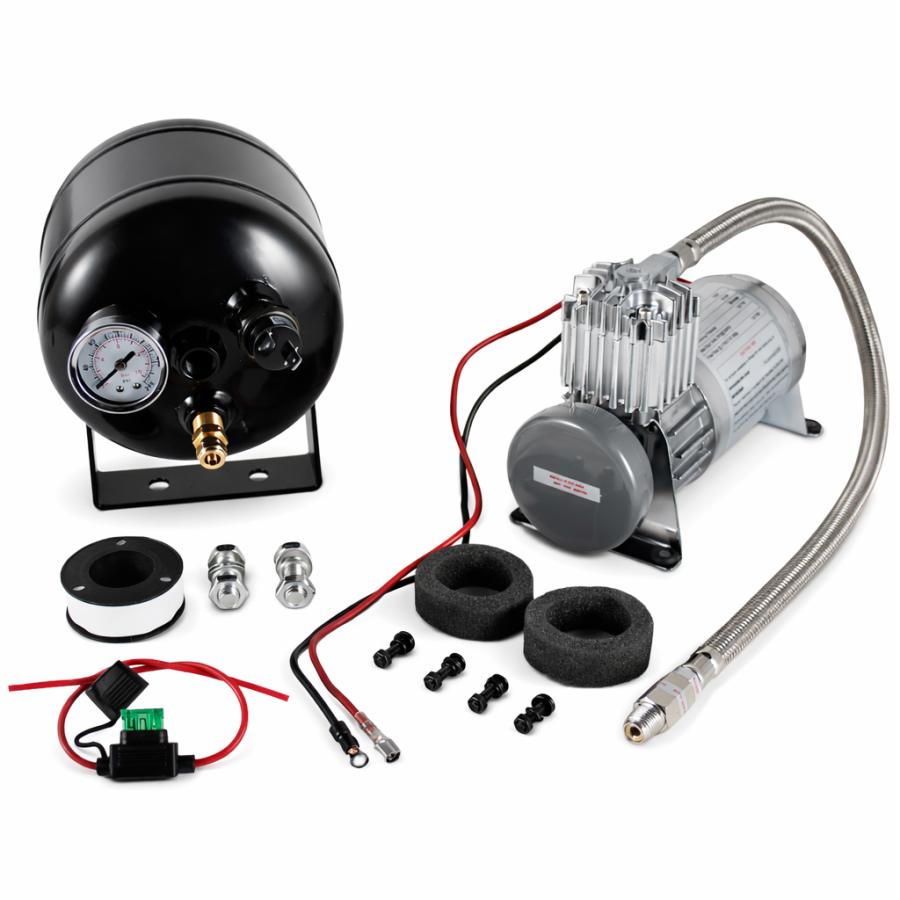 12V 0.5ガロン 2L エアコンプレッサー エアタンク 150PSI セット 20A 