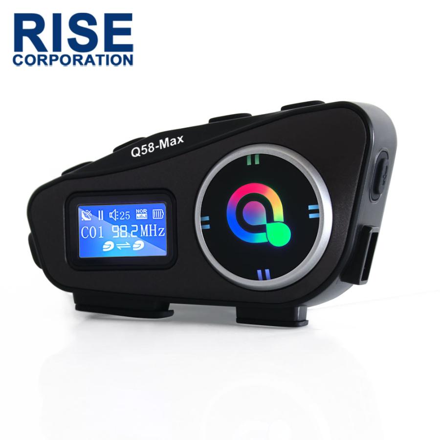 バイク　インカム　液晶　FMラジオ　未使用に近い Amazon.co.jp: バイクインカム【OLEDディスプレイ搭載】 イヤホン