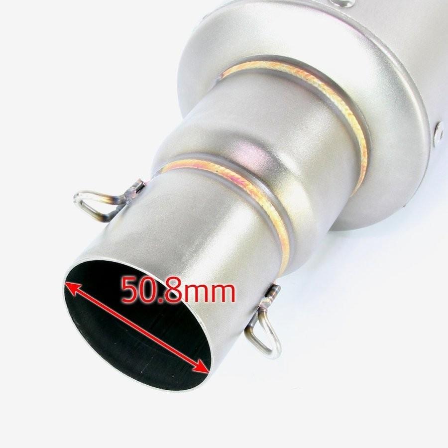 汎用 GPショートサイレンサー φ50.8 50.8mm 缶型 チタンカラー