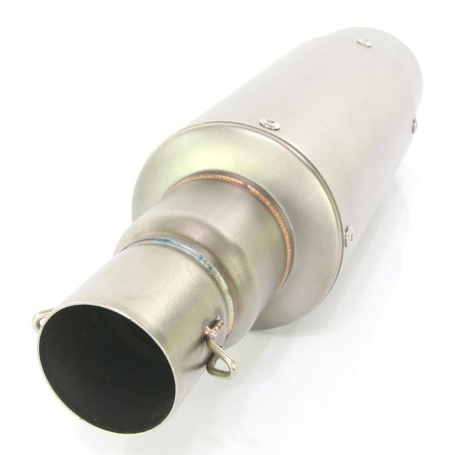 汎用 スラッシュカット GPショートサイレンサー φ50.8 50.8mm チタン