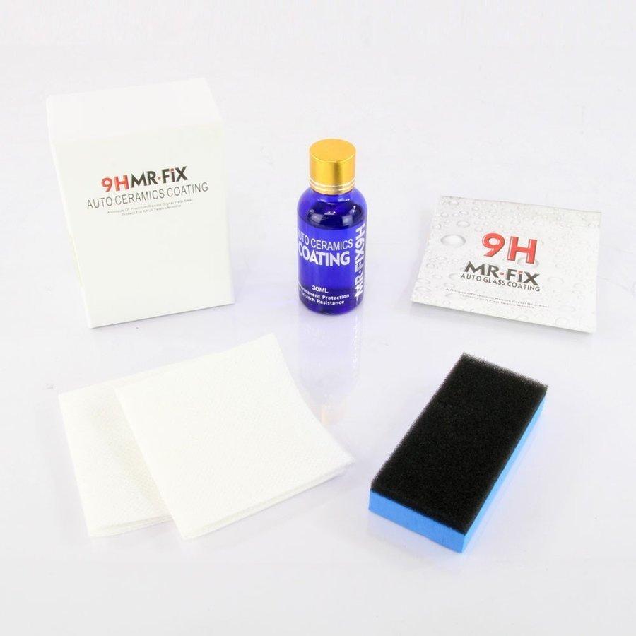 硬度9H 簡単施工 超疎水性 ガラスコーティング剤 MR-FIX 9H 30ml 硬度9H 簡単施工 超疎水性 ガラスコーティング剤 MR-FIX 9H 30ml