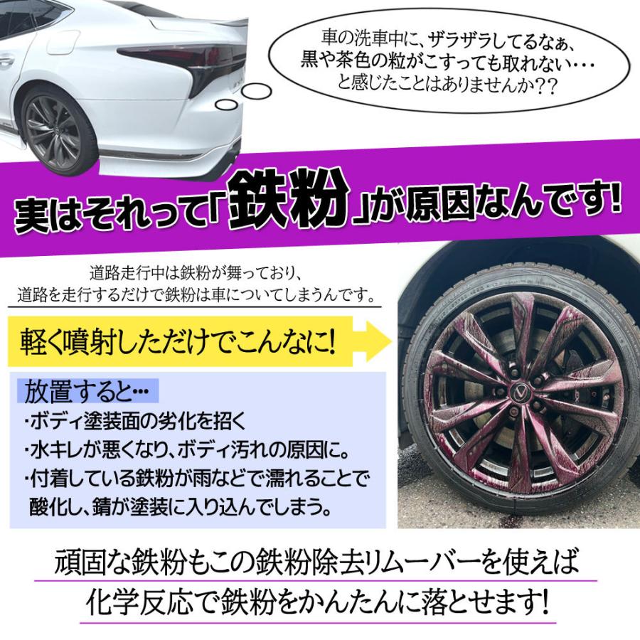 鉄粉取り 2本 鉄粉除去剤 サビ取り 高濃度 鉄粉取り 塗装 ボディ ホイール 洗車用品