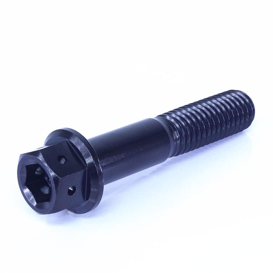 [新品未使用]ブラックボルト M8×40 P1.25 チタンボルト 1本 8mm 40mm ピッチ1.25 ブラック