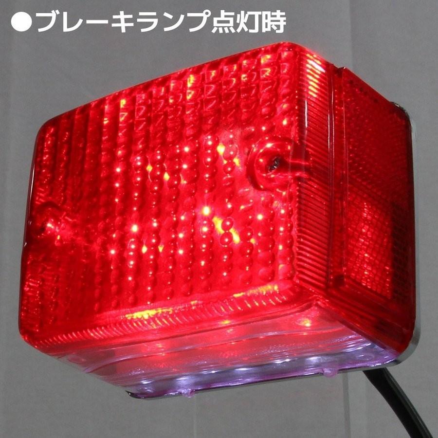 ヤマハ RZ250 RZ350 純正タイプ LED テールランプ テールライト ASSY レッドレンズ ブレーキランプ ストップランプ 補修 交換 レストア カスタム パーツ｜rise-directshop｜06