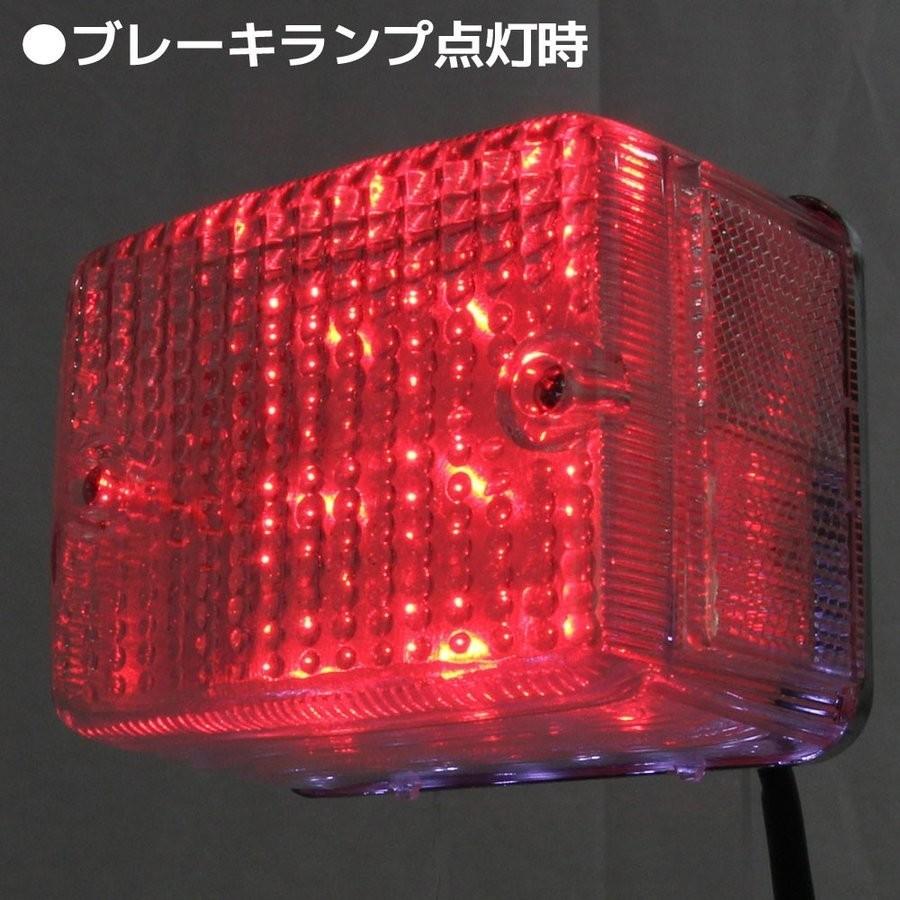 ヤマハ RZ250 RZ350 純正タイプ LED テールランプ テールライト ASSY クリアレンズ ブレーキランプ ストップランプ 補修 交換 レストア カスタム パーツ｜rise-directshop｜06