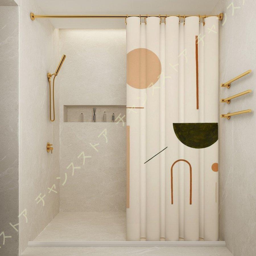 シャワーカーテン バスカーテン防水 ユニットバスカーテン 目隠しカーテン ユニットバス 遮光 お風呂 間仕切り 脱衣所の目隠し 洗面所 65 以上節約 間仕切りカーテン