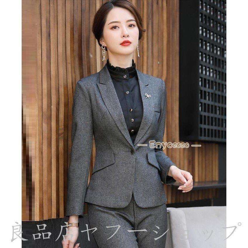 熱販売 長袖結婚式 無地 大きいサイズ パンツスーツ ビジネス セット レディース フォーマル スーツ 二次会 通勤 Ol女性 その他ボトムス パンツ サイズ L Michiganestateplanning Com