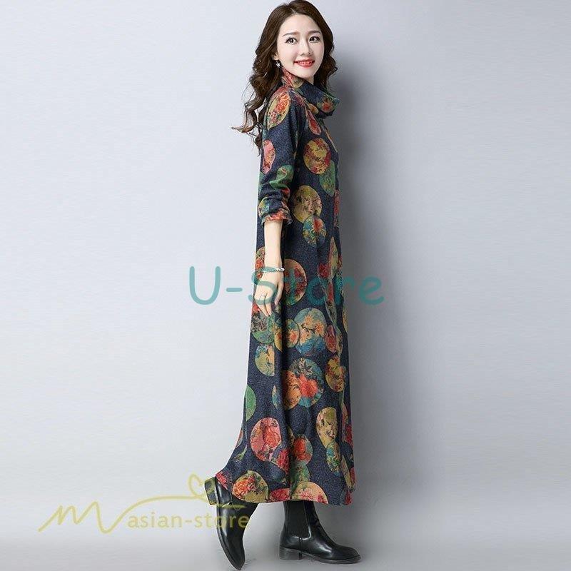 冬ワンピース レディース 冬新作 ラシャ ロング丈 Aラインワンピース スタンドカラー 着痩せ 保温 防寒 ラシャワンピース ロングワンピース 上品 在庫一掃