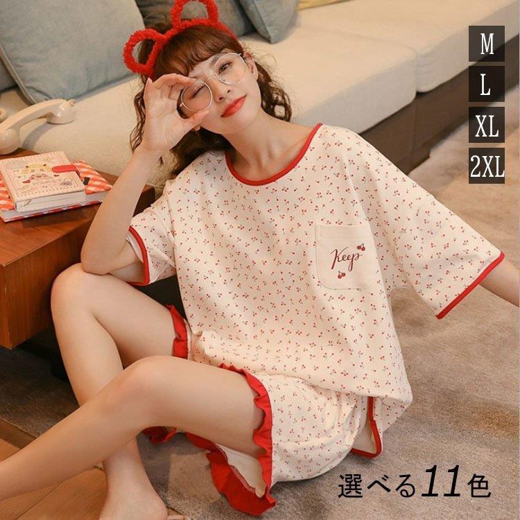 パジャマ ルームウェア レディース 春夏 半袖 パジャマ 綿 ルームウェア ドット柄 ショットパンツ 上下セット 可愛い パジャマ 女性 部屋着 寝間着 韓国風 O1aaobsv0n Ottawatamilassociation Ca