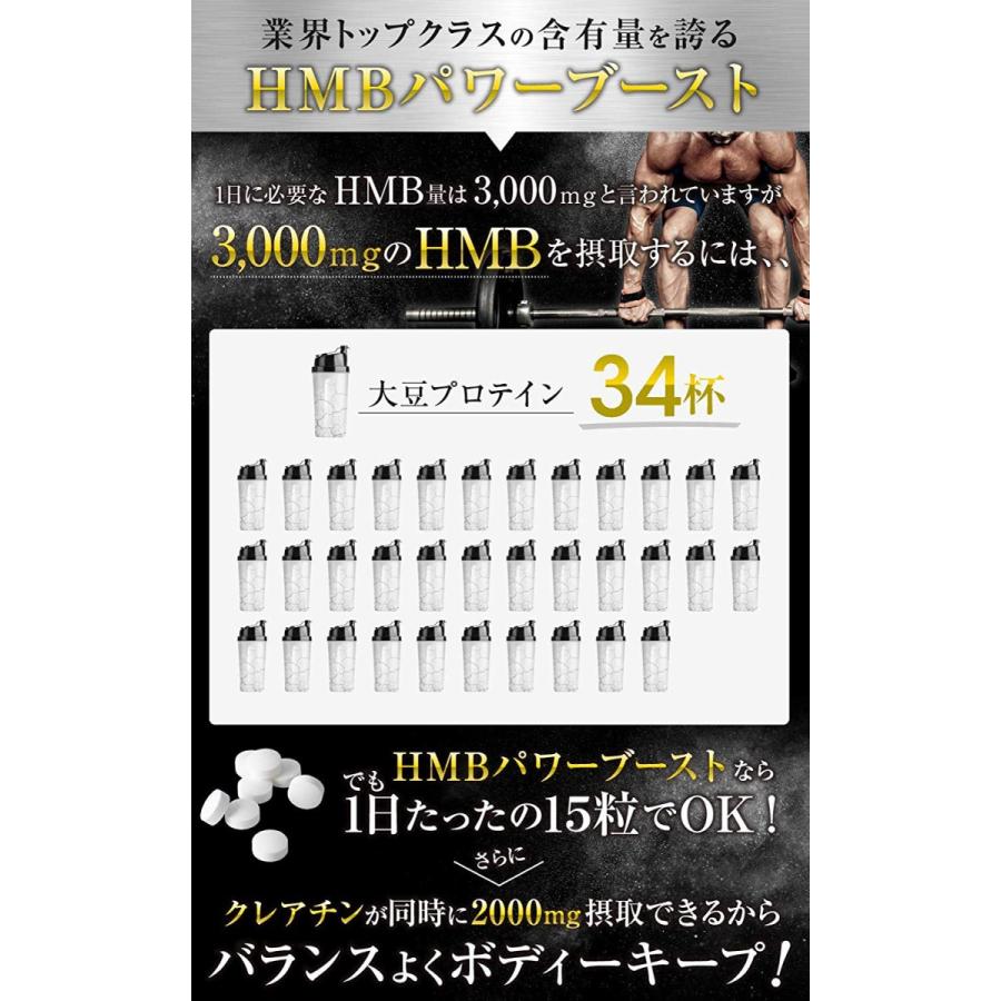 HMB クレアチン サプリ プロテイン hmb サプリメント 筋トレ ダイエット HMB クレアチン配合 送料無料｜rise-one｜04