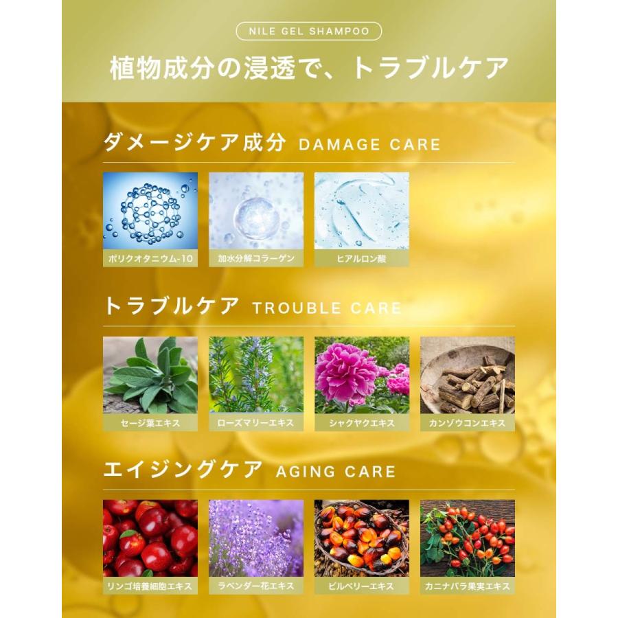 Nile 超濃密泡 シャンプー アミノ酸シャンプー レディース メンズ 濃厚