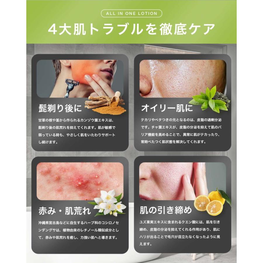 かわいい新作 オールインワン 化粧水 メンズ ニキビ 保湿 スキンケア 乳液 送料無料 幸せラボ Nile ナイル Aynaelda Com