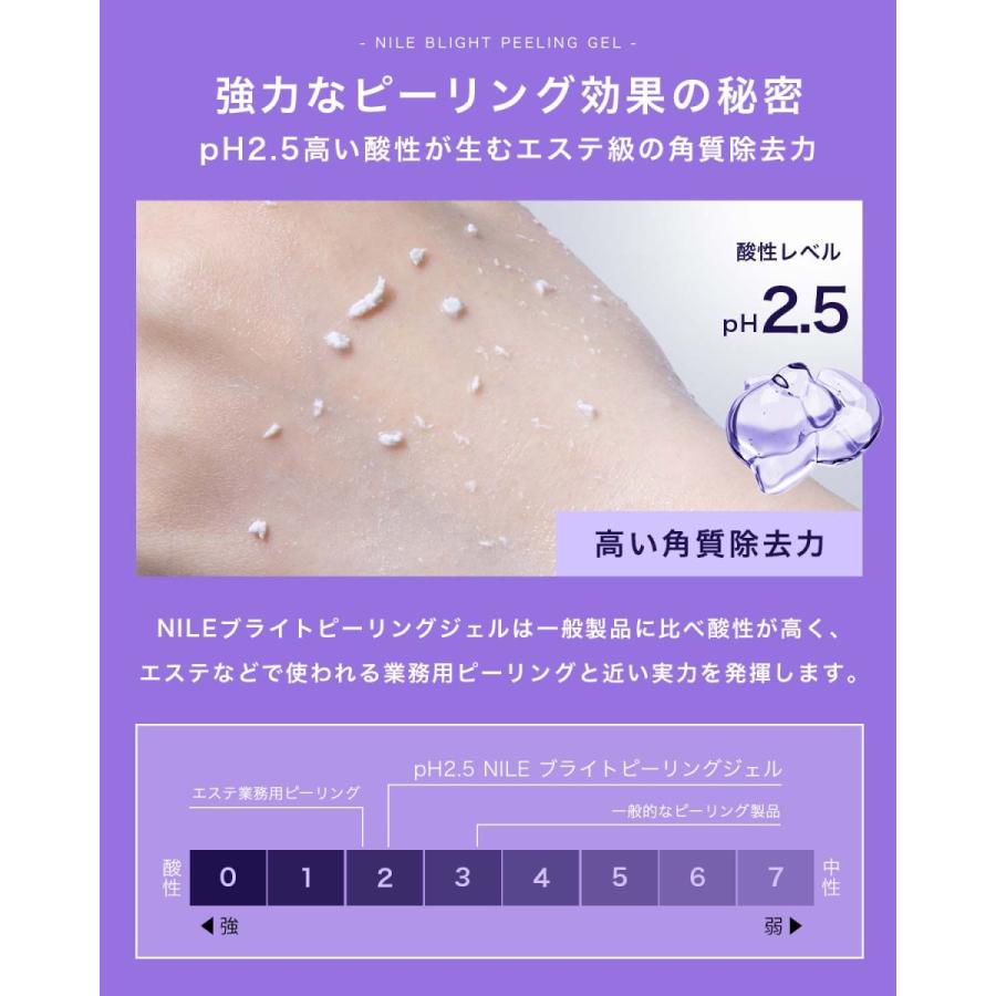 NILE ピーリングジェル 角質ケア 顔 メンズ レディース 本体150g 詰め替え140g | Nile（コスメ） | 04