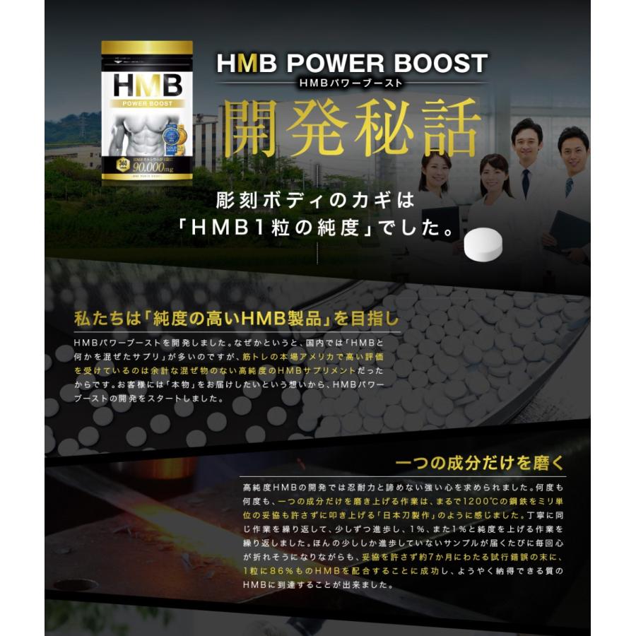 HMB 9000mg サプリ ダイエット サプリ HMBca POWER BOOST BULKEY バルキー  送料無料｜rise-one｜13