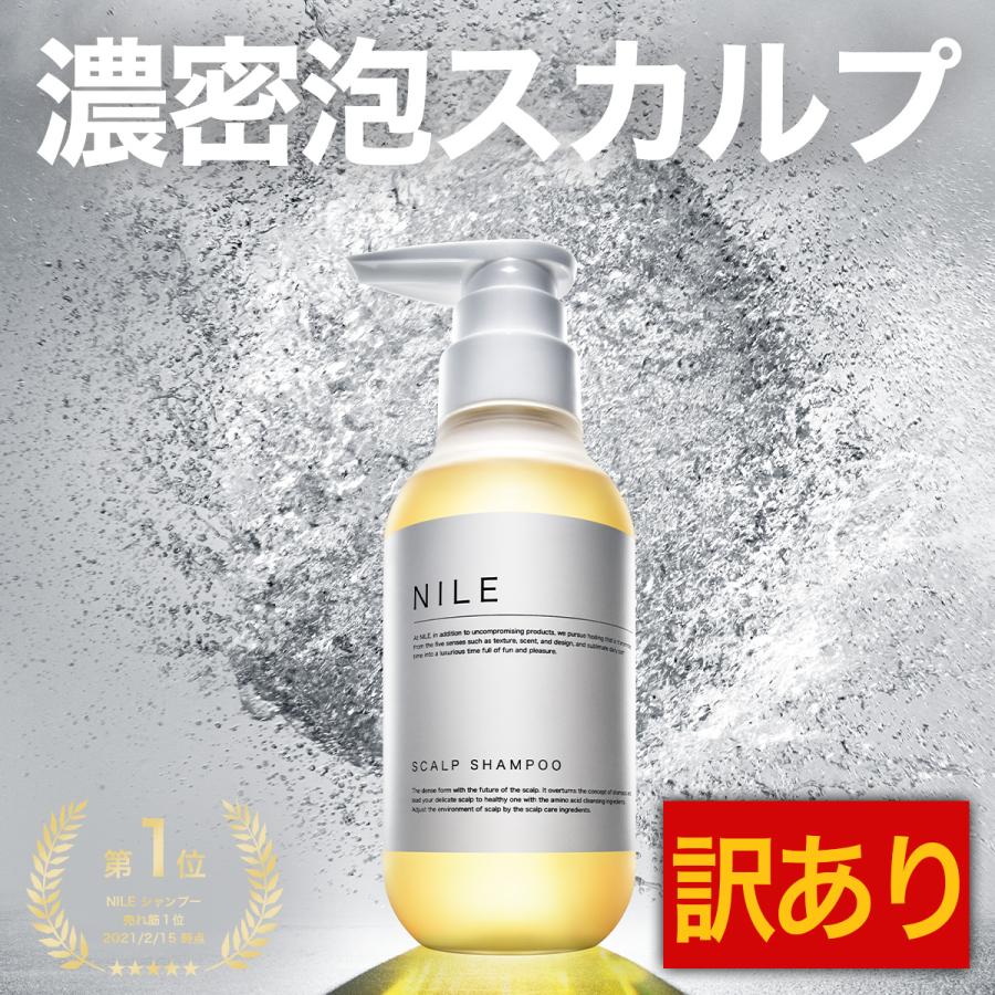 シャンプー nel Nile 【訳あり/旧香り】NILE 濃密泡スカルプシャンプー ボトル本体