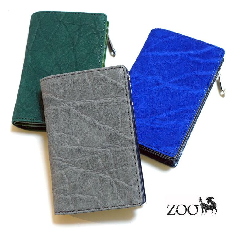 送料無料【ZOO】エレファント（象革）ミディアムサイズ革財布 Dingo6