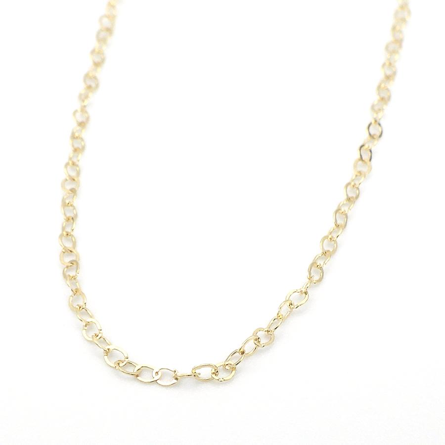 40cm ネックレス チェーン 18金 K18 18k 平アズキ 小判 ネックレスチェーン レディース メンズ Chain04 ジュエリーr Store 通販 Yahoo ショッピング