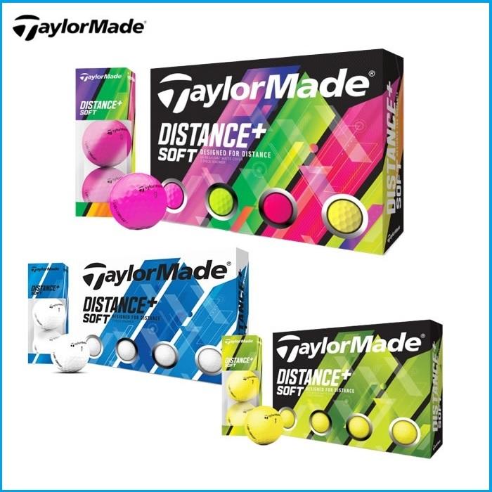 ☆TaylorMade テーラーメイド DISTANCE+ SOFT ディスタンス プラス ソフト ゴルフボール 1ダース（12個入り
