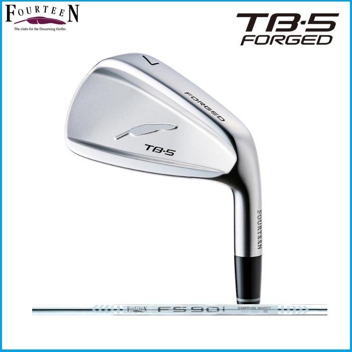 ☆FOURTEEN フォーティーン TB-5 FORGED アイアン 単品(＃5) FS-90i スチールシャフト :TB5fsi