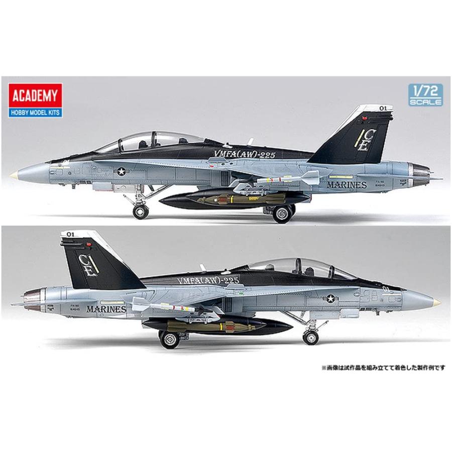 アカデミー(Academy) 1/72 アメリカ海兵隊 F/A-18D ホーネット VMFA(AW)-225 バイキングス プラモデル 12422｜rise361｜02