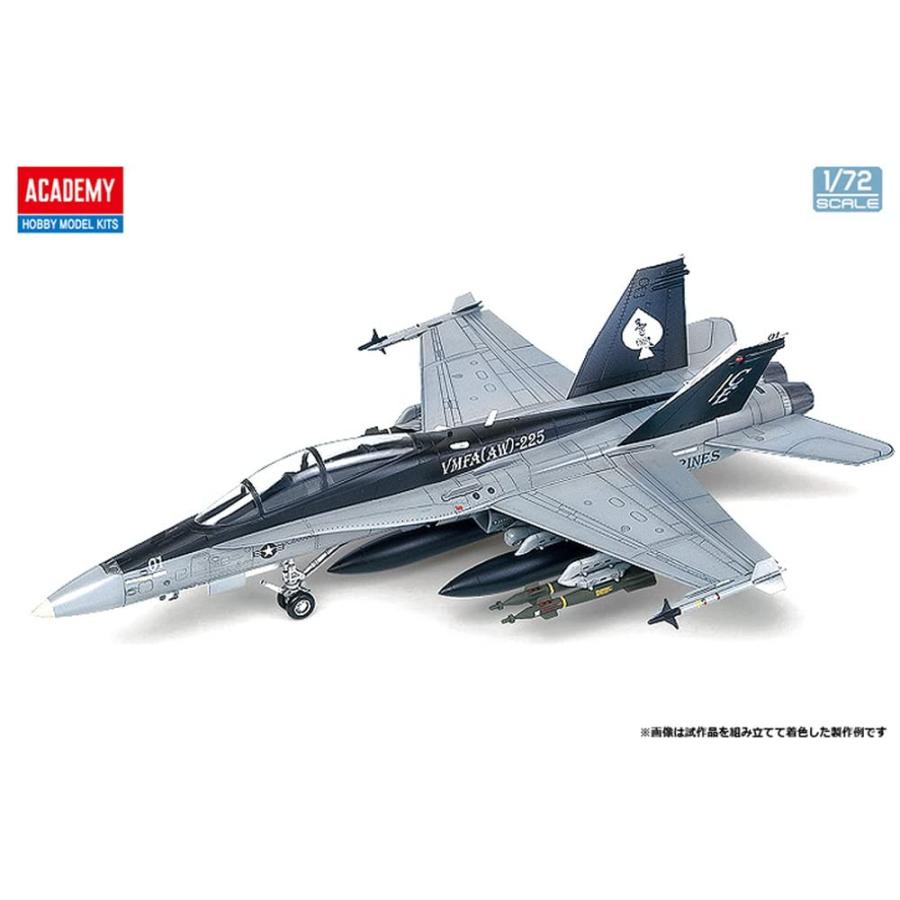 アカデミー(Academy) 1/72 アメリカ海兵隊 F/A-18D ホーネット VMFA(AW)-225 バイキングス プラモデル 12422｜rise361｜06