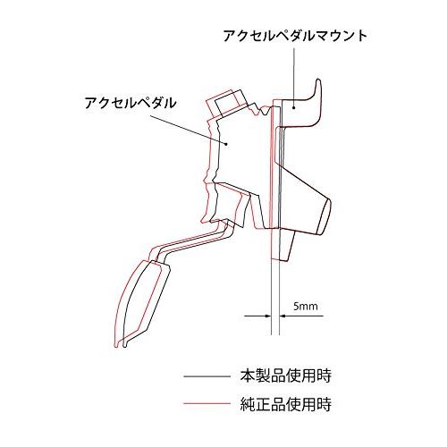 MONSTER SPORT スポーツドライビングアクセルペダルマウント/アルト ワークス ターボRS HA36S ドラポジ フルバケ シート ブレーキ｜rise361｜03