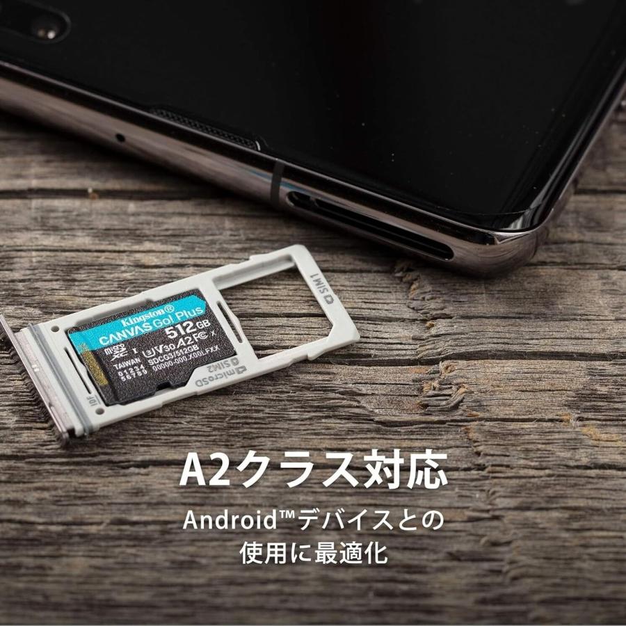 キングストン microSD 64GB 170MB/s UHS-I U3 V30 A2 Nintendo Switch動作確認済 Canvas Go!｜rise361｜05