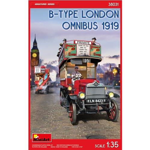 ミニアート(Miniart) 1/35 ロンドン2階建てバス Bタイプ 1919年製 プラモデル MA38031｜rise361｜07