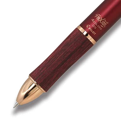 Pilot 複合 筆記具 ボールペン 黒 0 5 mm 赤 青 緑 フリクションボール 4 05 ウッド lkfb 3 sef ボルド bo｜rise361｜02