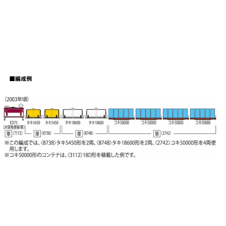 トミーテック(TOMYTEC) TOMIX Nゲージ 私有貨車 タキ18600形 日本陸運産業 8748 鉄道模型 貨車 白｜rise361｜04