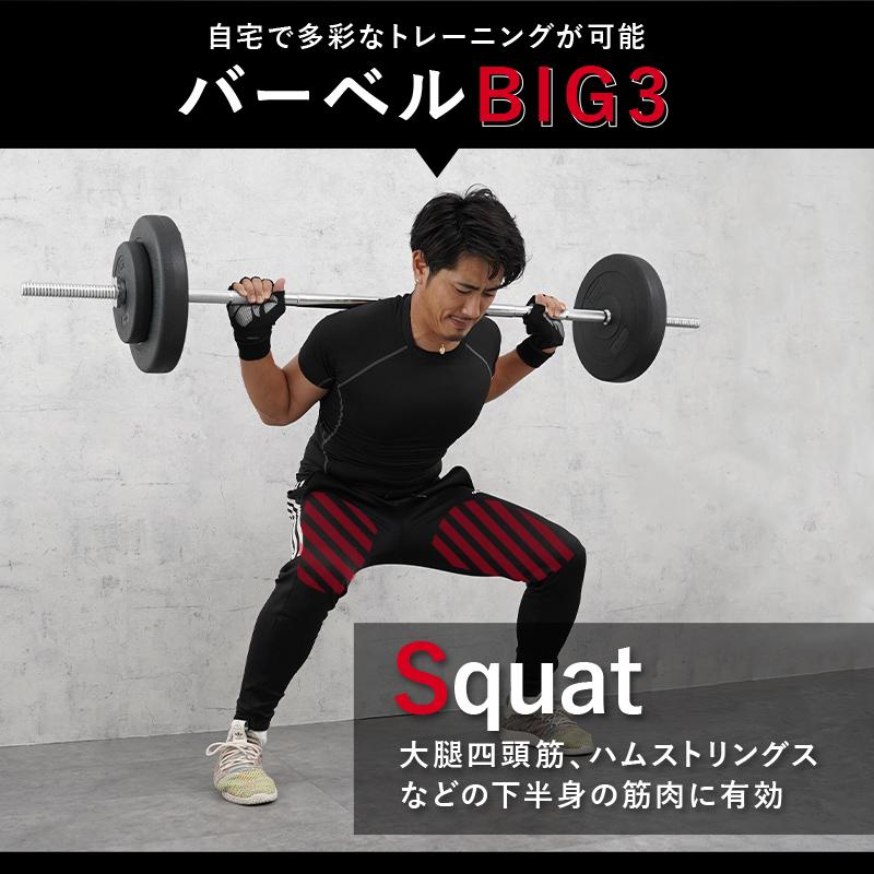 バーベル バーベルセット ダンベル シャフト プレート 20kg 40kg 160cm 筋トレ トレーニング器具 ベンチプレス 重さ 長さ 5kg 15kg｜risecreation｜08