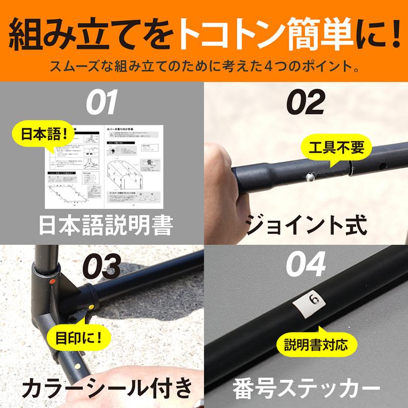 バイクガレージ Sサイズ 防水 UVカット creer（ライズクリエイション） バイクガレージ Sサイズ 防水 UV