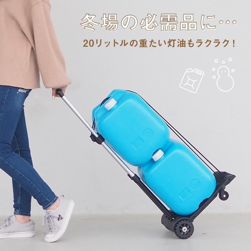 キャリーカート 折りたたみ 軽量 コンパクト 耐荷重50kg ショッピングカート タイヤ 4輪 台車 カート キャリー お買い物カート ショッピングキャリー | creer（ライズクリエイション） | 12