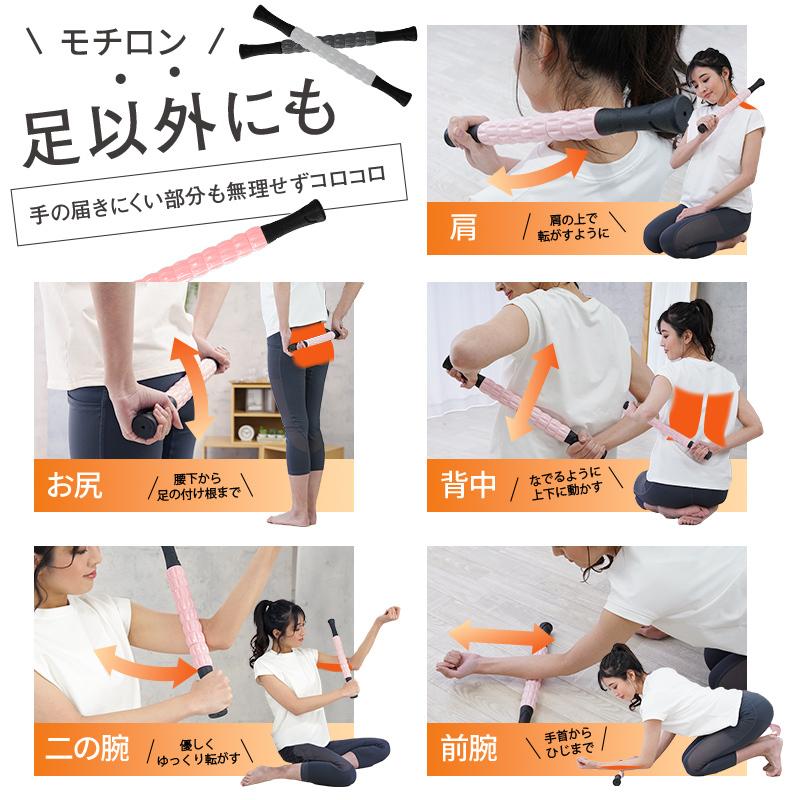 ☆新作入荷☆新品 木製 マッサージ ローラー 肩こり 腰 棒 2玉 送料無料 木製 マッサージ器 ローラー