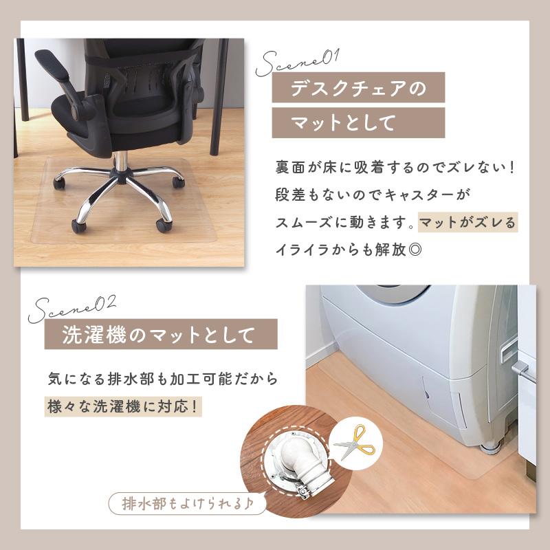 爆買クーポン】Yahoo1位 全3サイズ 冷蔵庫マット 透明 防カビ クリア