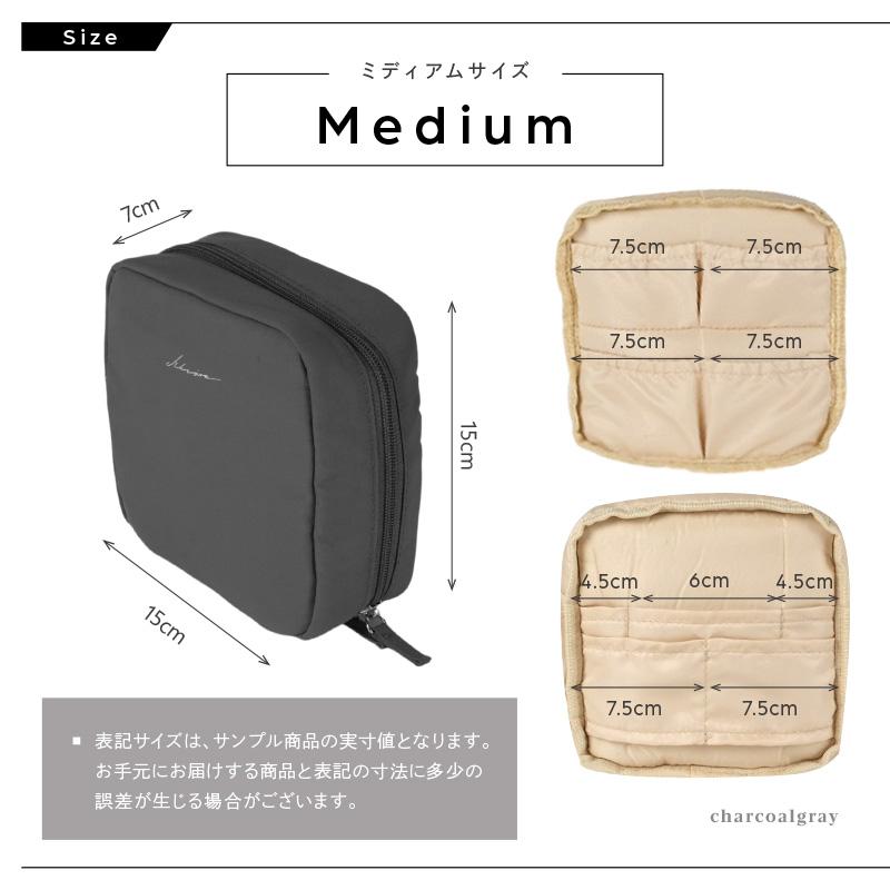 【クーポンでさらにお得！】【Yahoo1位】化粧ポーチ 撥水 2サイズ  丸洗い 自立型 くすみカラー 14色  コスメ ポーチ 大容量  仕切り 小物入れ 多機能 | ブランド登録なし | 18