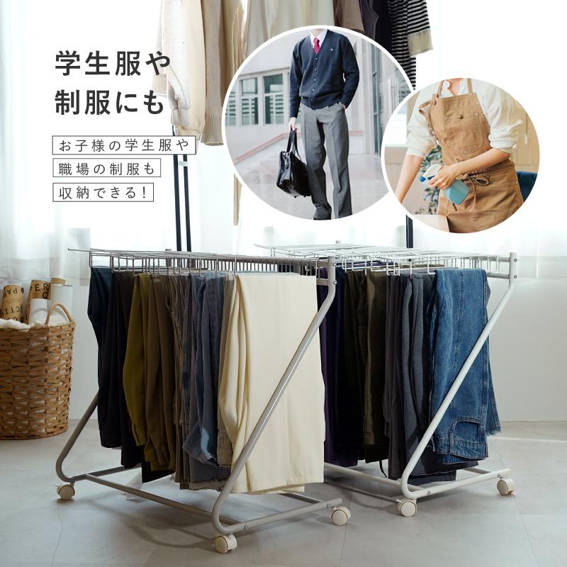 ttara 【セール】ハンガーラック 頑丈 全3色 ハンガーラック