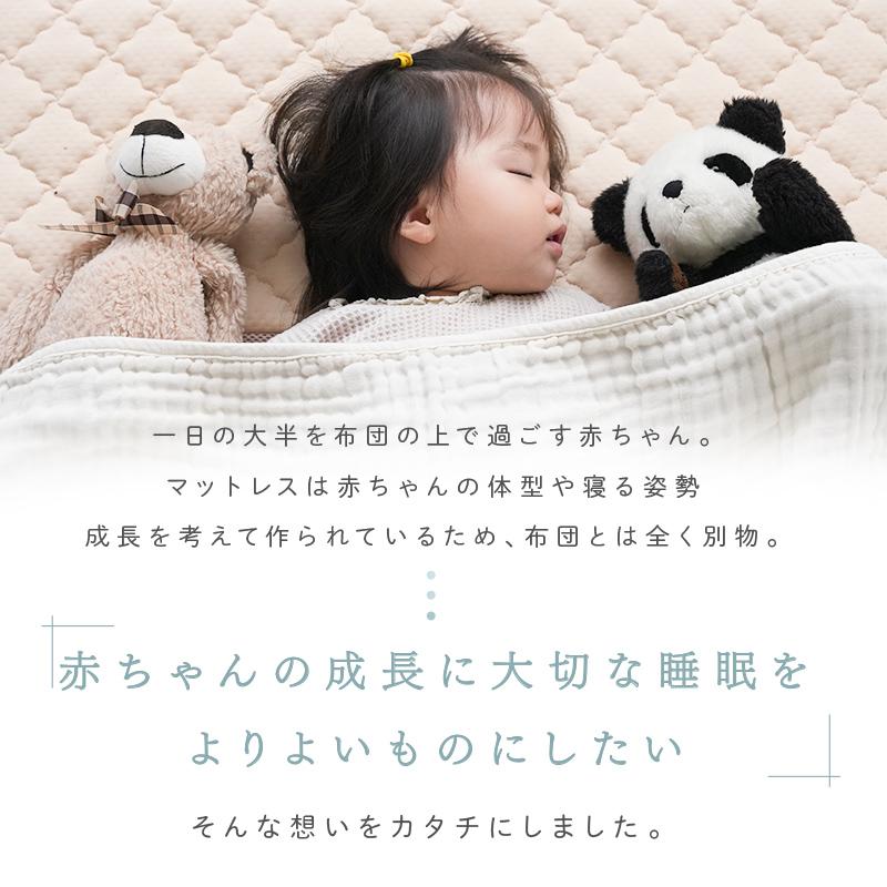 【2点選んで5％クーポン】ベビーマット 折りたたみ 通気性 90％空気層 高反発 丸洗い お昼寝マット 収納バッグ付き 軽量 お昼寝の画像