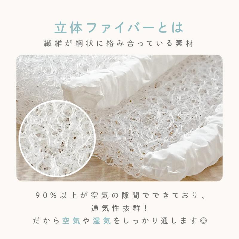 【2点選んで5％クーポン】ベビーマット 折りたたみ 通気性 90％空気層 高反発 丸洗い お昼寝マット 収納バッグ付き 軽量 お昼寝の画像
