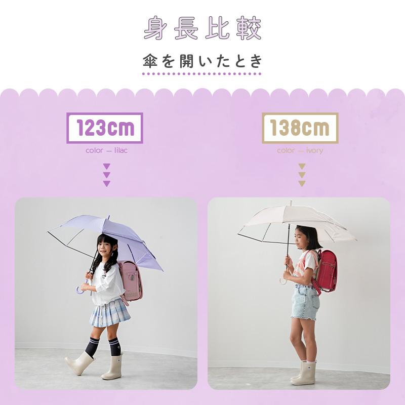爆買クーポン】【Yahoo1位】 傘 子供 ランドセル 濡れない 3コマ 透明