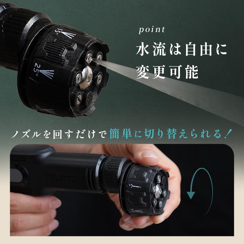 爆買クーポン】高圧洗浄機 コードレス 充電式 コンパクト収納