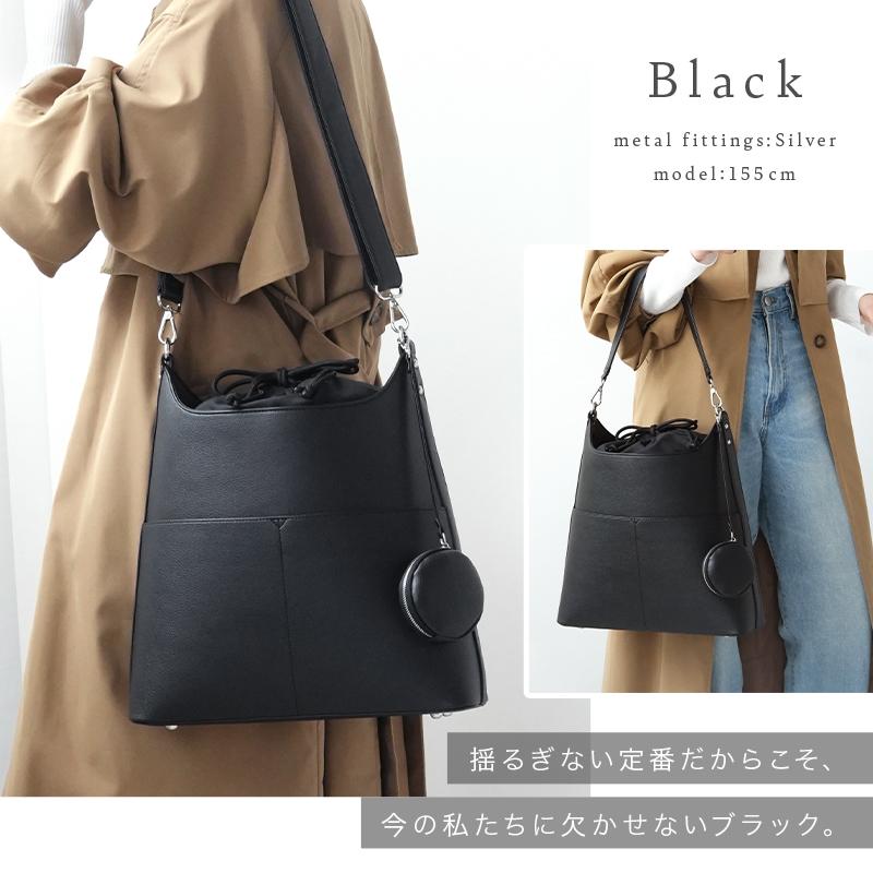 【爆買クーポン】A4 巾着 トートバッグ  タブレット収納ポケット 2way 大容量  軽量 レディース  通勤 ショルダー ハンドバッグ  自立  高見え トートの画像