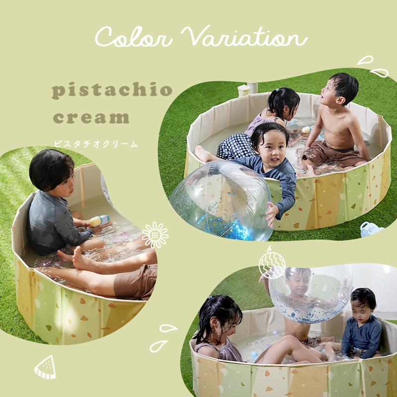 新商品 折りたたみプール 空気入れ不要 120cm 家庭用プール ビニール