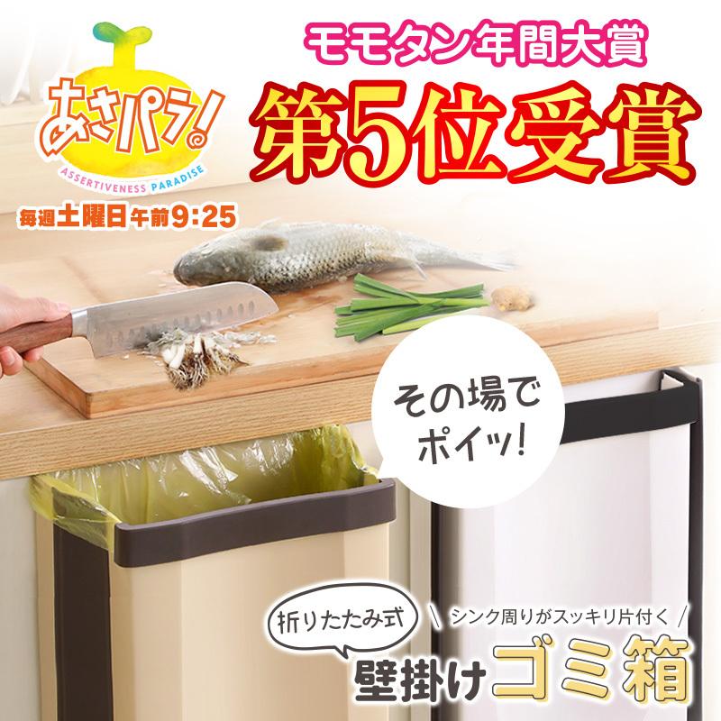 壁掛けゴミ箱 ごみ箱 ダストボックス アイデア 商品 折りたたみ 折り畳み おしゃれ スリム キッチン ぶら下げ 三角コーナー 生ごみ 便利 大口径 お助け グッズ 通販ショップ ライズ 通販 Paypayモール